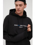 adidas Originals felső HC7162 Trefoil Hoodie fekete férfi nyomott mintás - Pepit.hu