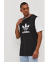 adidas Originals t-shirt fekete nyomott mintás - Pepit.hu