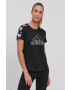 adidas Performance t-shirt GM1587 női fekete - Pepit.hu