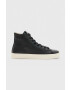 AllSaints bőr sneaker Slone High Top fekete férfi - Pepit.hu