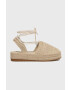 Answear Lab espadrilles bézs platformos - Pepit.hu