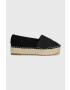 Answear Lab espadrilles fekete platformos - Pepit.hu