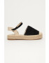 Answear Lab espadrilles Best Shoes fekete platformos - Pepit.hu