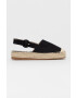 Answear Lab espadrilles Rianda fekete platformos - Pepit.hu