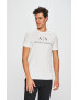 Armani Exchange t-shirt fehér férfi nyomott mintás - Pepit.hu