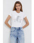 Armani Exchange t-shirt női fekete - Pepit.hu