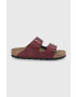 Birkenstock bőr papucs Arizona barna férfi - Pepit.hu