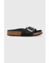 Birkenstock bőr papucs Madrid fekete női 1006522 - Pepit.hu