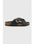 Birkenstock bőr papucs Siena Big Buckle fekete női 1020156 - Pepit.hu