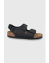 Birkenstock bőr szandál Milano barna férfi - Pepit.hu