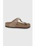 Birkenstock nubuk papucs Gizeh barna - Pepit.hu