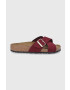 Birkenstock papucs velúrból 1020628.Maroon - Pepit.hu