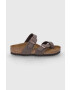 Birkenstock papucs velúrból barna - Pepit.hu