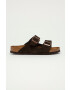 Birkenstock papucs velúrból Arizona barna férfi - Pepit.hu