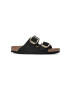 Birkenstock papucs velúrból ARIZONA BIG BUCKLE fekete női 1023239 - Pepit.hu