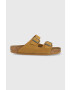 Birkenstock papucs velúrból Arizona Corduroy barna férfi 1026093 - Pepit.hu