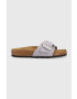 Birkenstock papucs velúrból Madrid Big Buckle - Pepit.hu