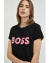 Boss t-shirt női fekete - Pepit.hu