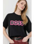 Boss t-shirt x Alica Schmidt női fekete - Pepit.hu