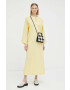 By Malene Birger pamut ruha sárga maxi oversize - Pepit.hu