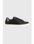 Calvin Klein bőr sportcipő Cupsole Lace Up fekete - Pepit.hu