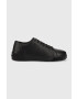 Calvin Klein bőr sportcipő LOW LACE UP LTH MONO fekete HM0HM01236 - Pepit.hu