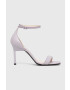 Calvin Klein bőr szandál GEO STILETTO SANDAL lila HW0HW01610 - Pepit.hu