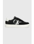 Calvin Klein Jeans bőr sportcipő CLASSIC CUPSOLE LACE fekete YM0YM00715 - Pepit.hu