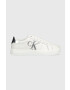 Calvin Klein Jeans bőr sportcipő Classic Cupsole Laceup Low szürke - Pepit.hu