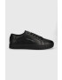 Calvin Klein Jeans bőr sportcipő CLASSIC CUPSOLE LACEUP LOW LTH fekete YM0YM00491 - Pepit.hu