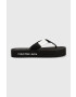 Calvin Klein Jeans flip-flop FLATFORM FLIPFLOP fekete női platformos YW0YW00993 - Pepit.hu