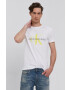 Calvin Klein Jeans t-shirt fehér férfi nyomott mintás - Pepit.hu