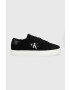 Calvin Klein Jeans velúr sportcipő Classic Cupsole Laceup Low Su - Pepit.hu