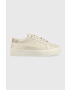 Calvin Klein sportcipő CUPSOLE FLATFORM LACE UP - MONO bézs HW0HW01420 - Pepit.hu