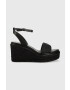 Calvin Klein szandál WEDGE 50HH W/HW - JQ fekete női éksarkú HW0HW01490 - Pepit.hu