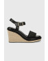 Calvin Klein szandál WEDGE 70HH - HE fekete női éksarkú HW0HW01499 - Pepit.hu