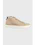 Calvin Klein velúr sportcipő Cupsole Unlined High Top bézs - Pepit.hu