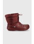 Crocs hócipő Classic Lined Neo Puff Boot bordó 206630 - Pepit.hu