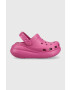 Crocs papucs Classic Crush Clog rózsaszín női platformos 207521 - Pepit.hu