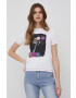 Desigual t-shirt női fehér - Pepit.hu