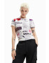 Desigual t-shirt női fehér - Pepit.hu