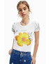 Desigual t-shirt női fehér - Pepit.hu