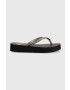 EA7 Emporio Armani flip-flop XFQ013 XK322 S466 fekete női platformos - Pepit.hu