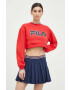 Fila felső x Hailey Bieber piros női nyomott mintás - Pepit.hu