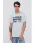 G-Star Raw t-shirt bézs férfi sima - Pepit.hu