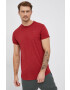 G-Star Raw t-shirt piros férfi sima - Pepit.hu