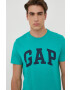 Gap t-shirt zöld férfi nyomott mintás - Pepit.hu