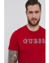 Guess t-shirt piros férfi sima - Pepit.hu