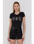 Guess t-shirt piros férfi nyomott mintás - Pepit.hu