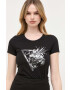 Guess t-shirt női fekete - Pepit.hu